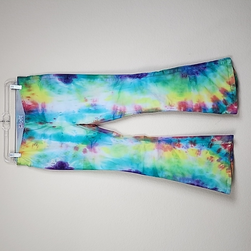 Free People Tie Dye Flares